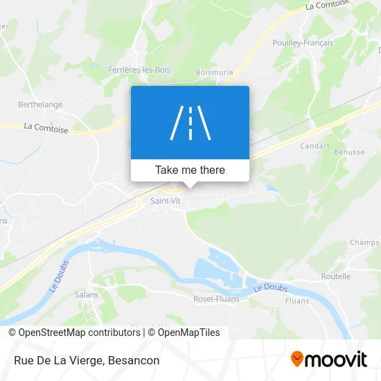 Rue De La Vierge map