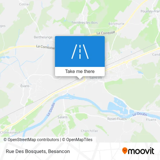 Rue Des Bosquets map