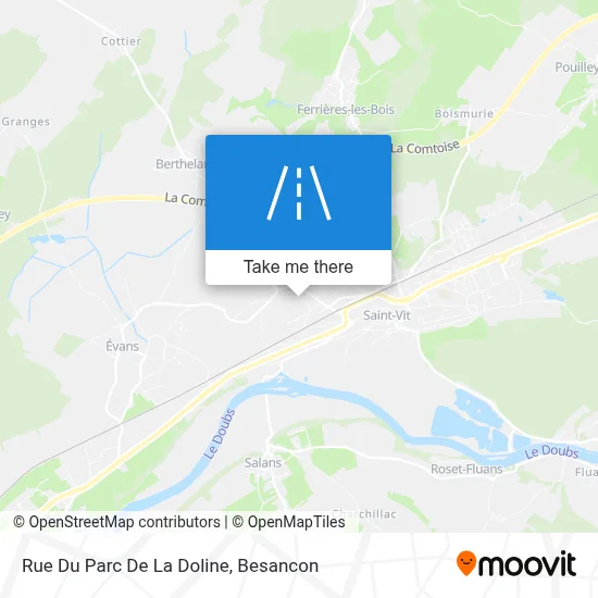 Rue Du Parc De La Doline map
