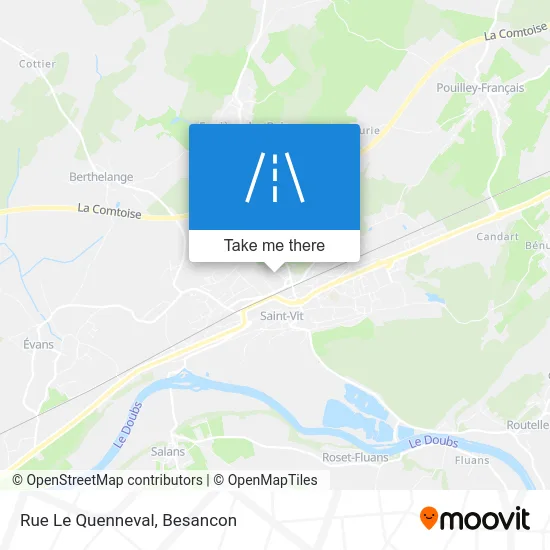 Rue Le Quenneval map