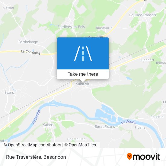 Rue Traversière map