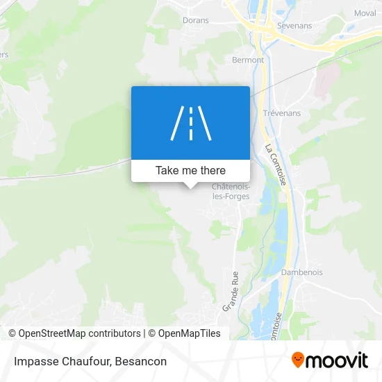 Impasse Chaufour map