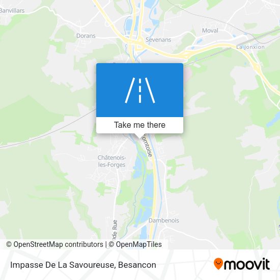 Impasse De La Savoureuse map