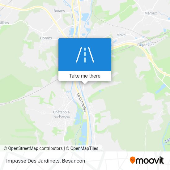 Impasse Des Jardinets map