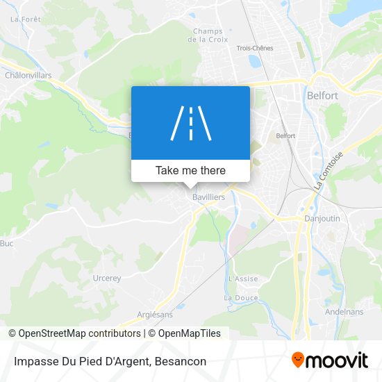 Impasse Du Pied D'Argent map