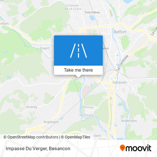Impasse Du Verger map
