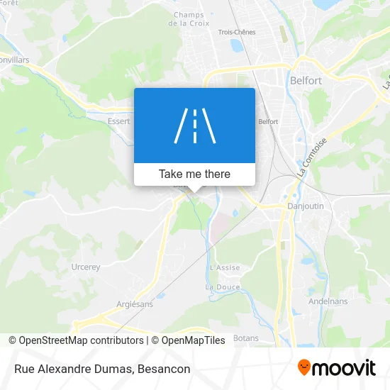 Rue Alexandre Dumas map