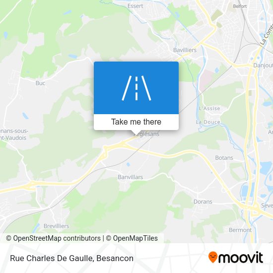Rue Charles De Gaulle map