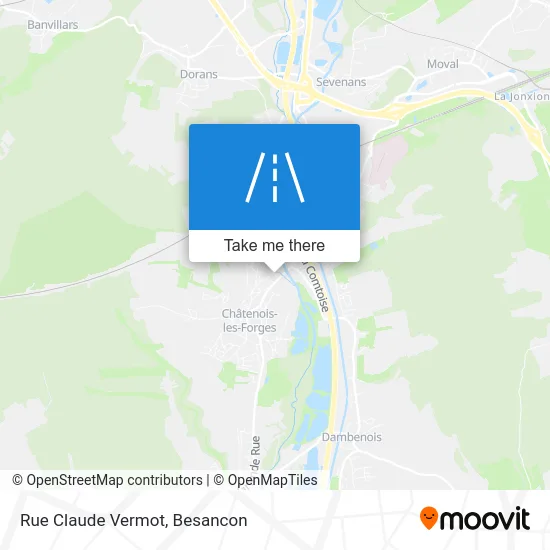 Rue Claude Vermot map