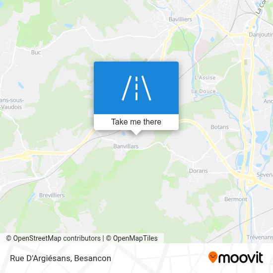 Rue D'Argiésans map