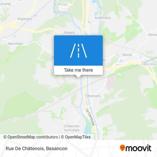 Rue De Châtenois map