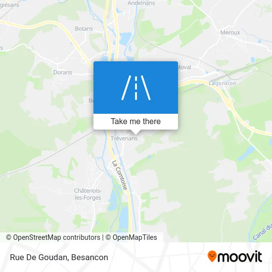 Rue De Goudan map