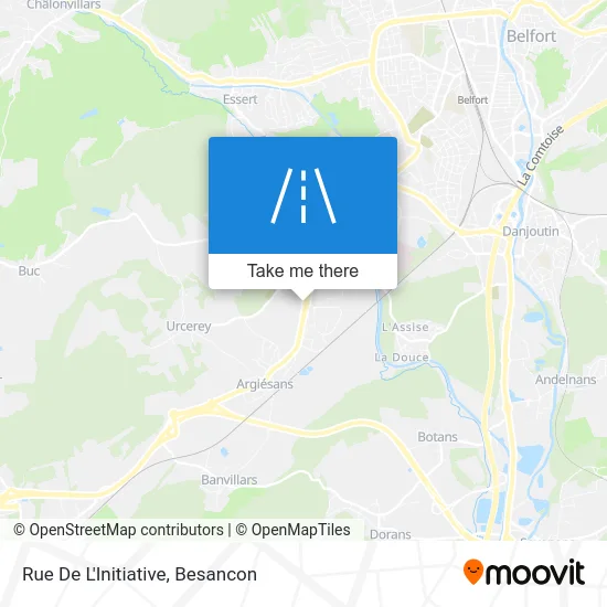 Rue De L'Initiative map