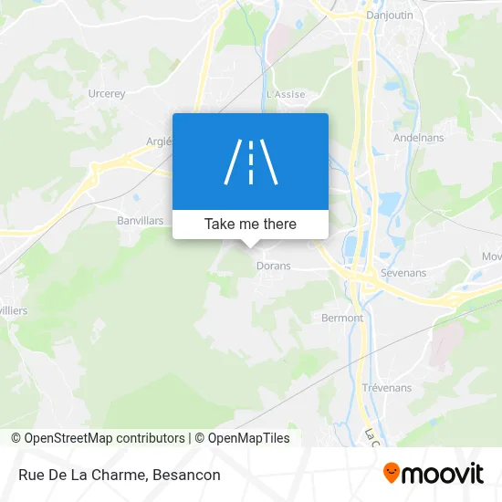 Rue De La Charme map