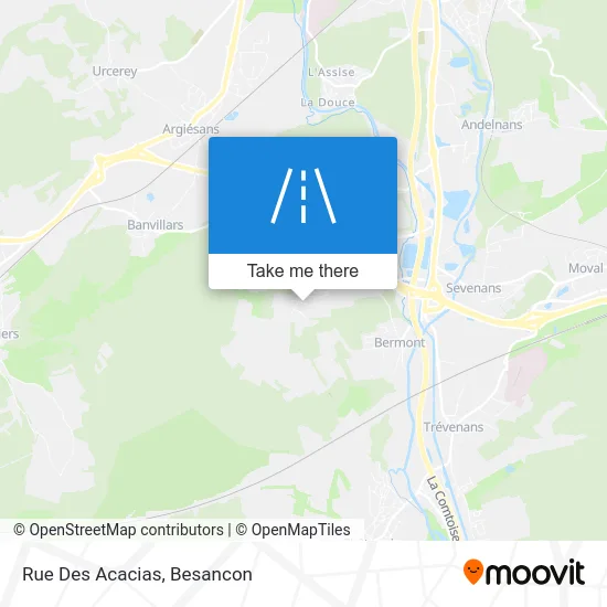 Rue Des Acacias map