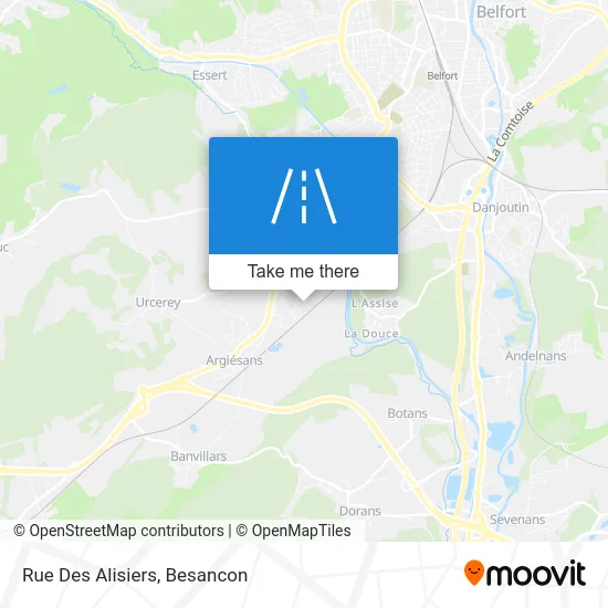 Rue Des Alisiers map