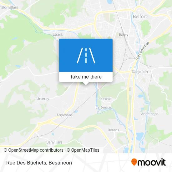 Rue Des Bûchets map