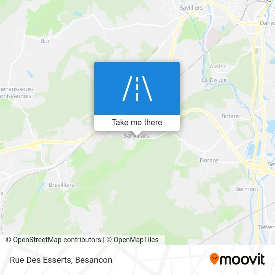 Rue Des Esserts map