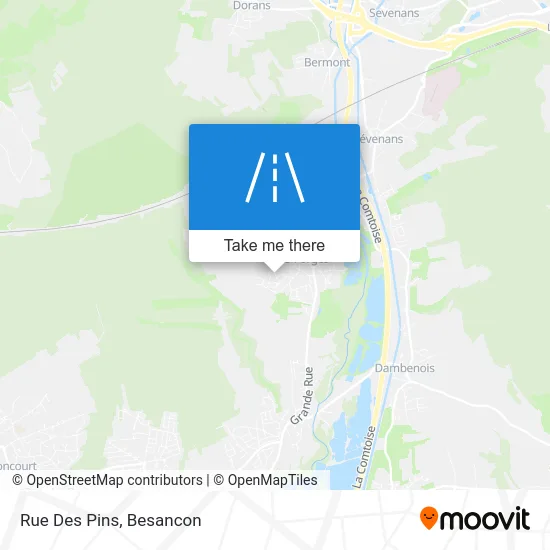 Rue Des Pins map