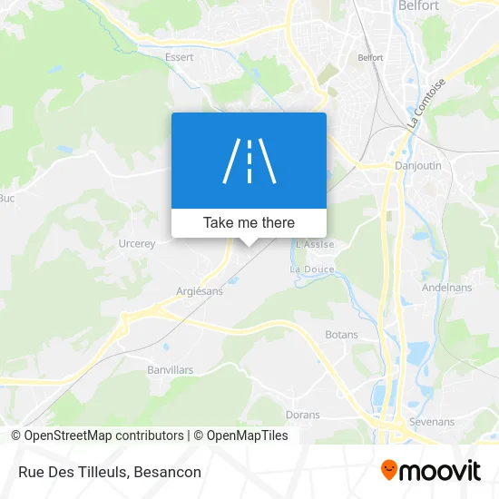 Rue Des Tilleuls map