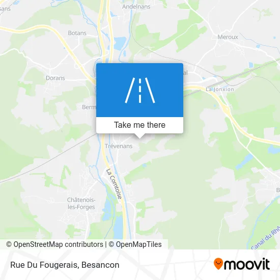 Rue Du Fougerais map