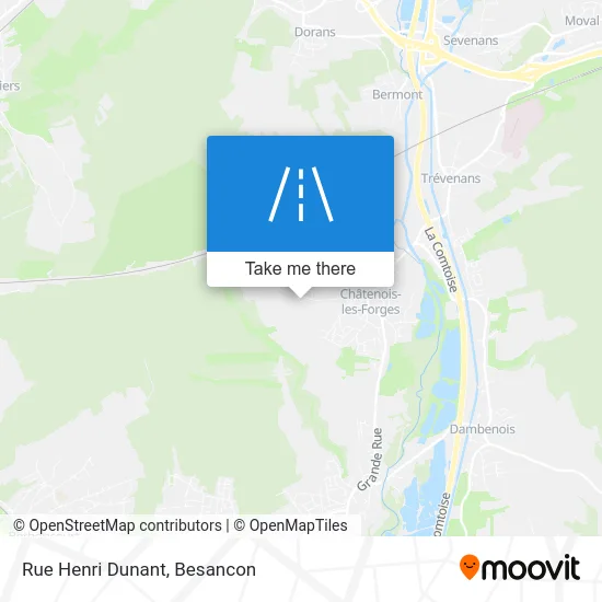 Rue Henri Dunant map