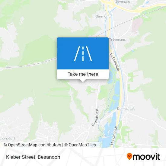 Rue Kléber map