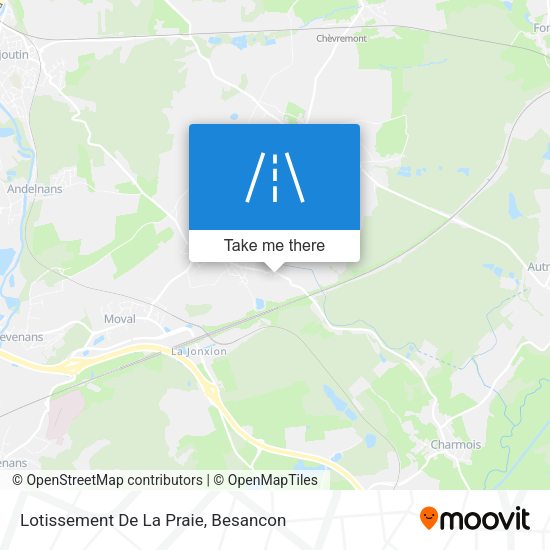 Lotissement De La Praie map
