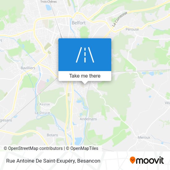 Rue Antoine De Saint-Exupéry map