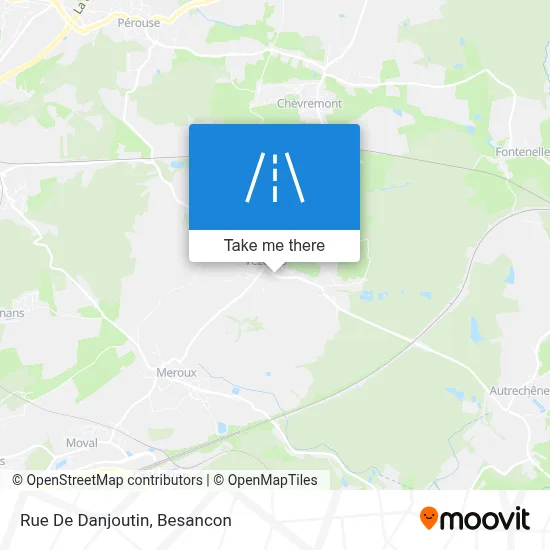 Rue De Danjoutin map