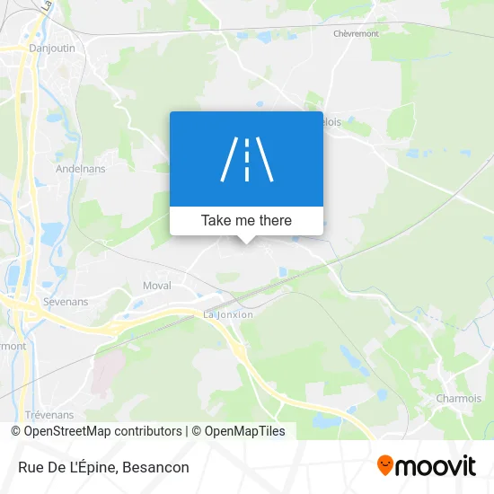 Rue De L'Épine map