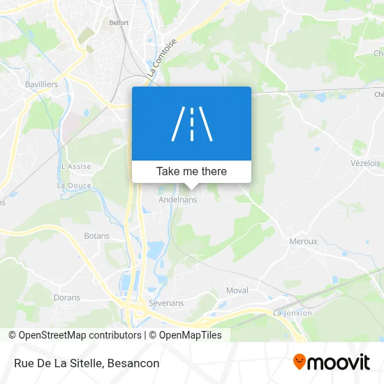 Rue De La Sitelle map