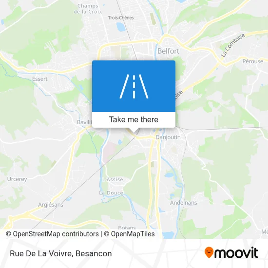 Rue De La Voivre map