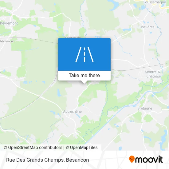 Rue Des Grands Champs map