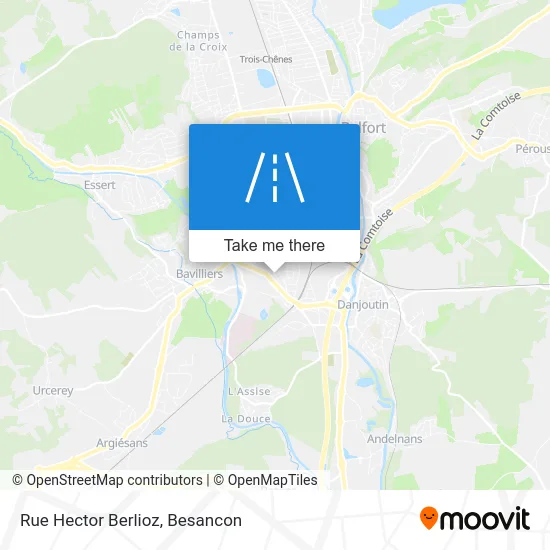 Rue Hector Berlioz map