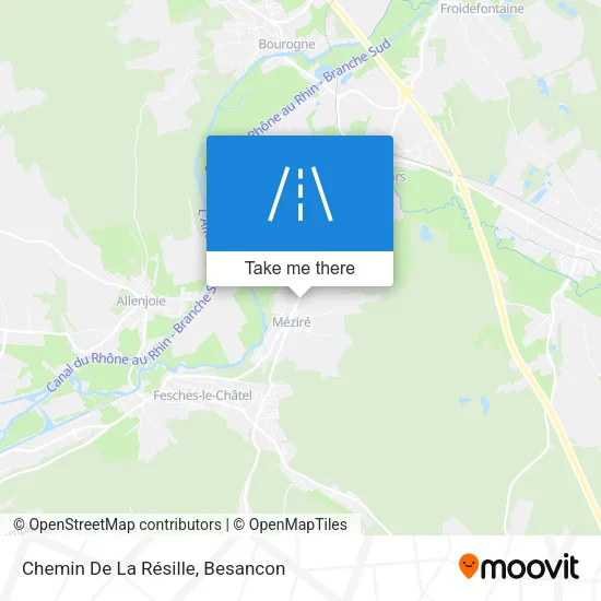 Chemin De La Résille map