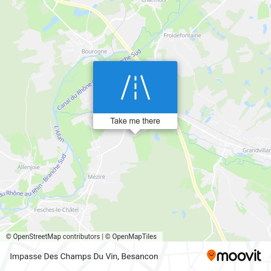 Impasse Des Champs Du Vin map