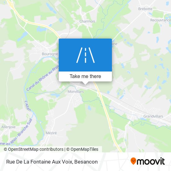 Rue De La Fontaine Aux Voix map