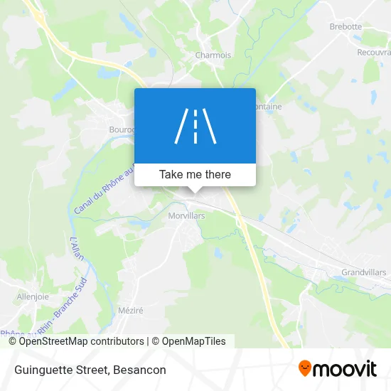 Rue De La Guinguette map