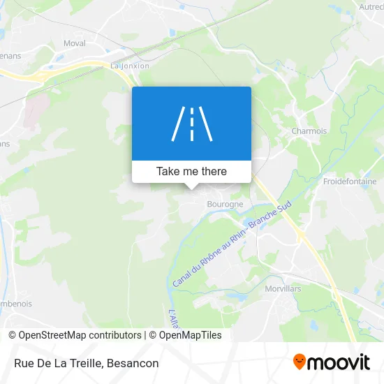 Rue De La Treille map