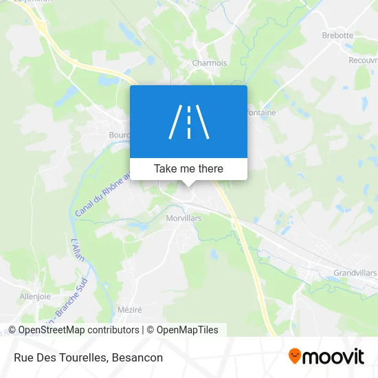 Rue Des Tourelles map