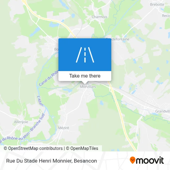 Rue Du Stade Henri Monnier map