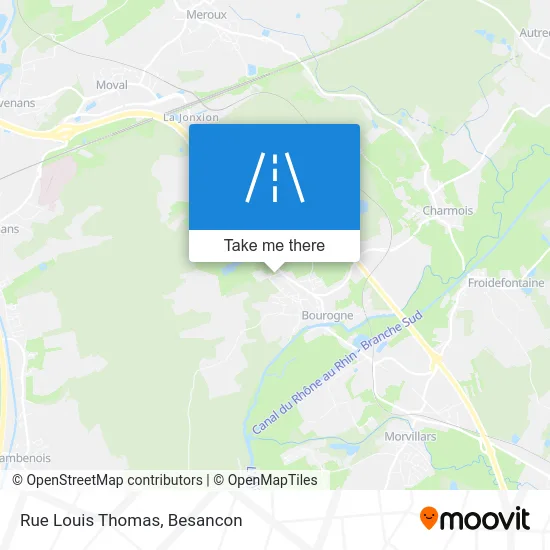 Rue Louis Thomas map