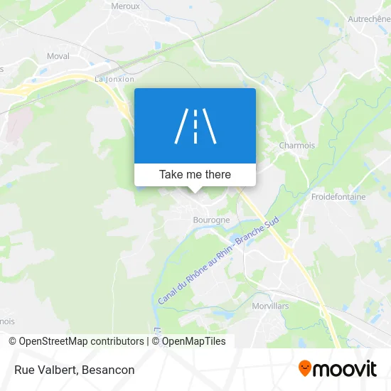 Rue Valbert map