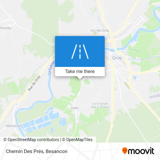 Chemin Des Prés map