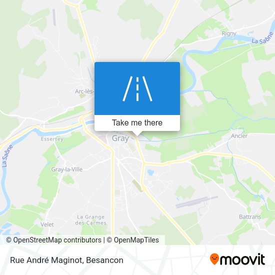 Rue André Maginot map