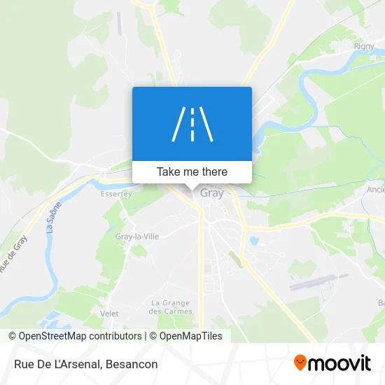 Rue De L'Arsenal map