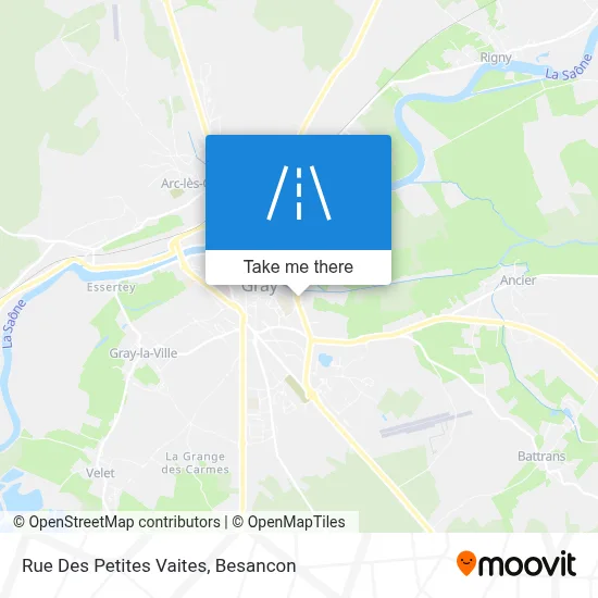 Rue Des Petites Vaites map