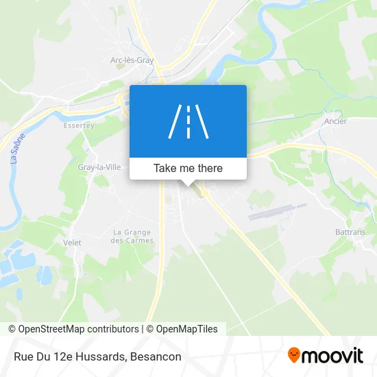 Rue Du 12e Hussards map