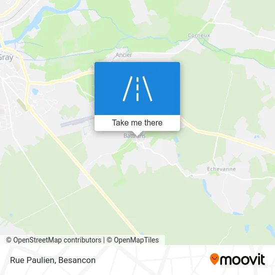 Rue Paulien map